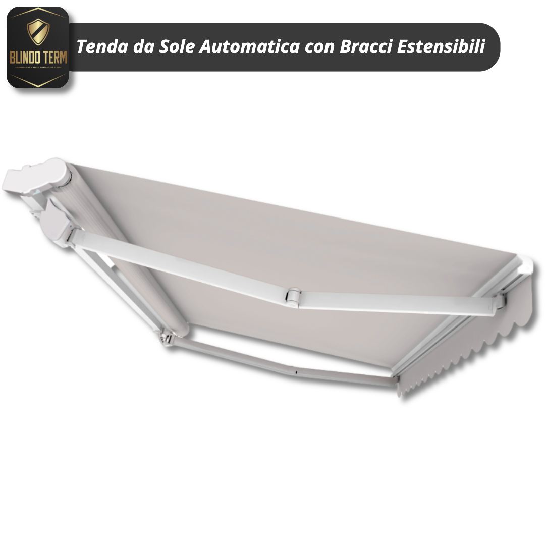 Tenda da Sole Automatica con Bracci Estensibili