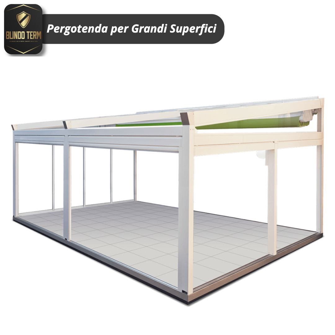 Pergotenda per Grandi Superfici