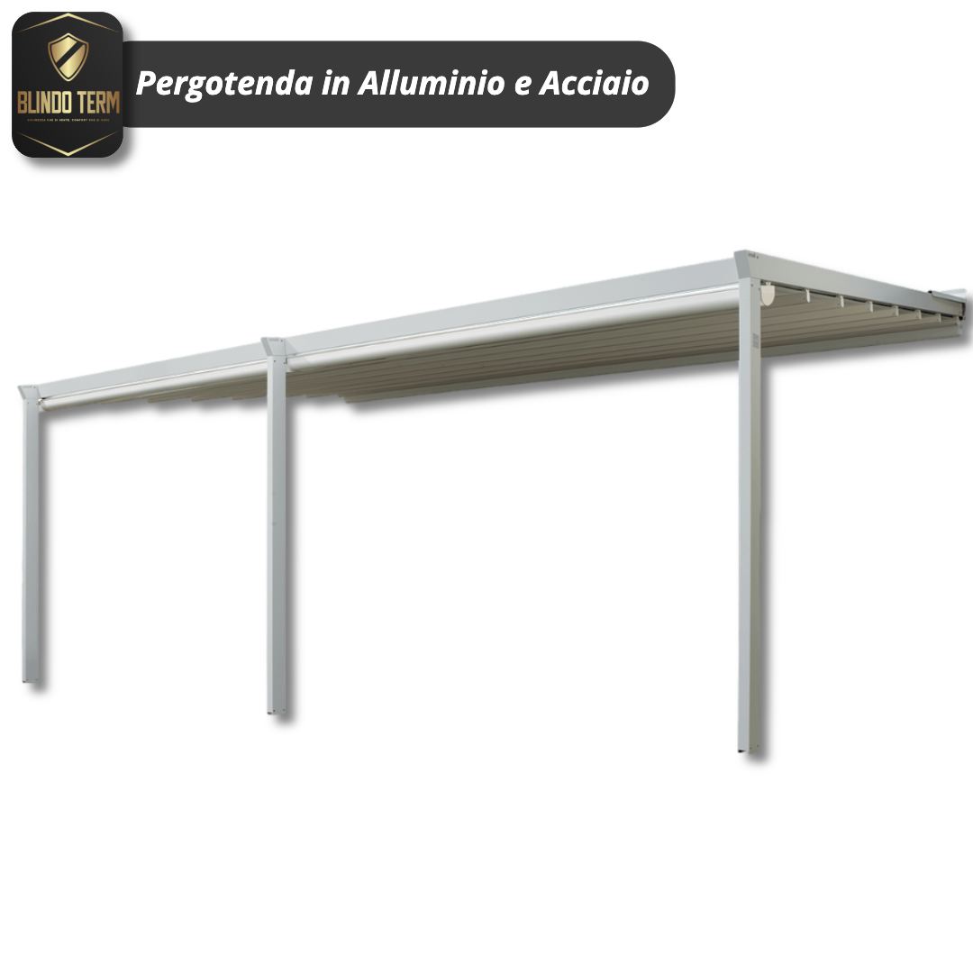 Pergotenda in Alluminio e Acciaio