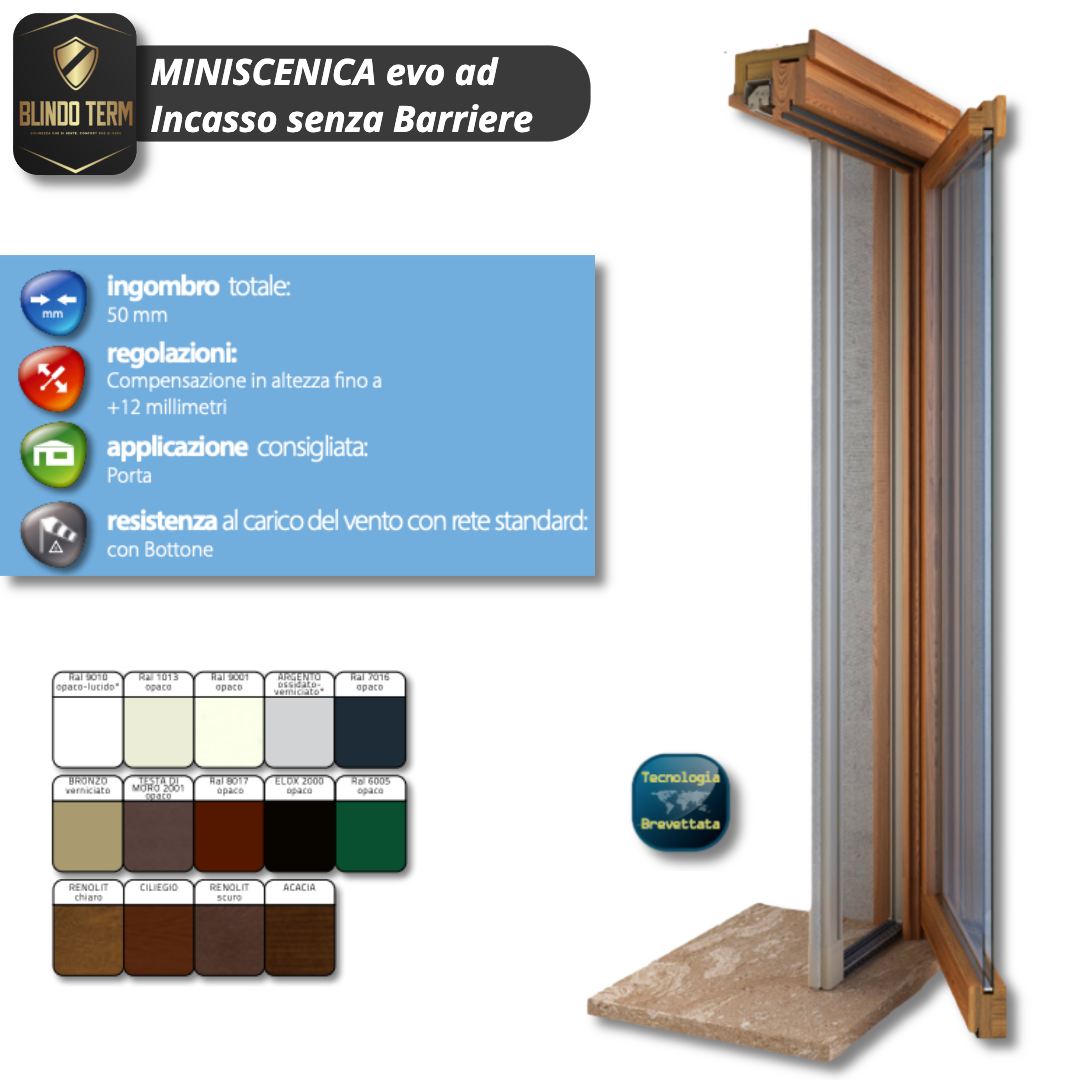 Miniscenica evo ad Incasso Senza barriere